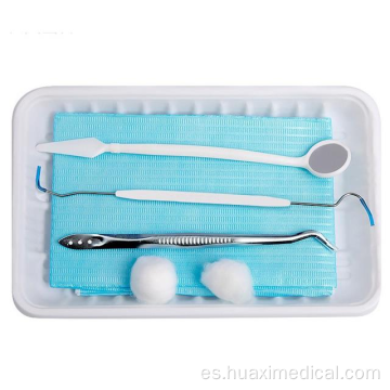 Kit de instrumentos orales dentales desechables médicos estériles